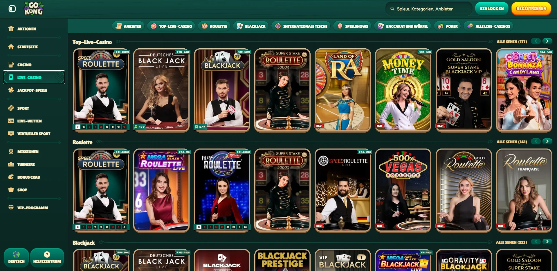 GoKong Casino Live Casino