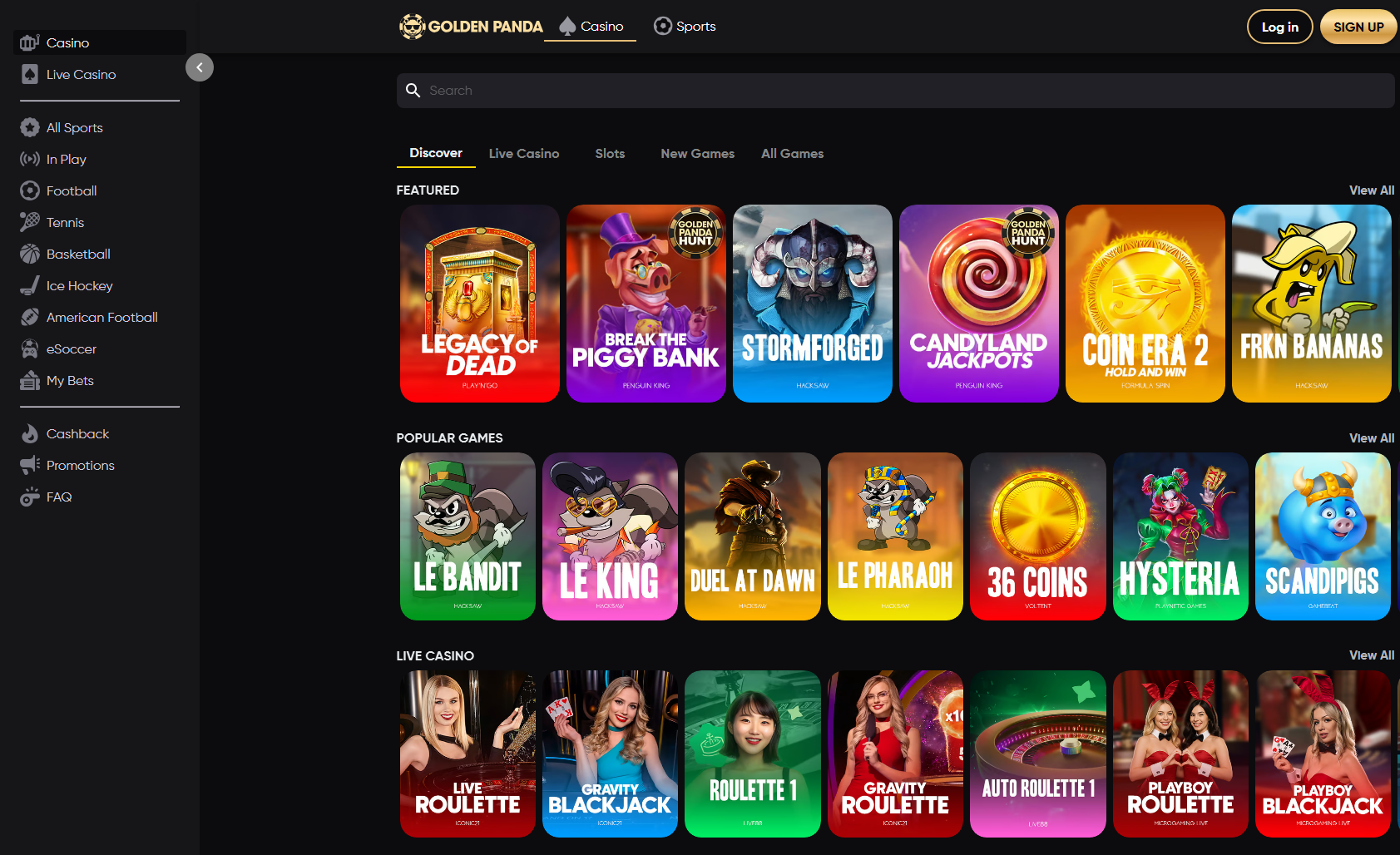 GoldanPanda - casino