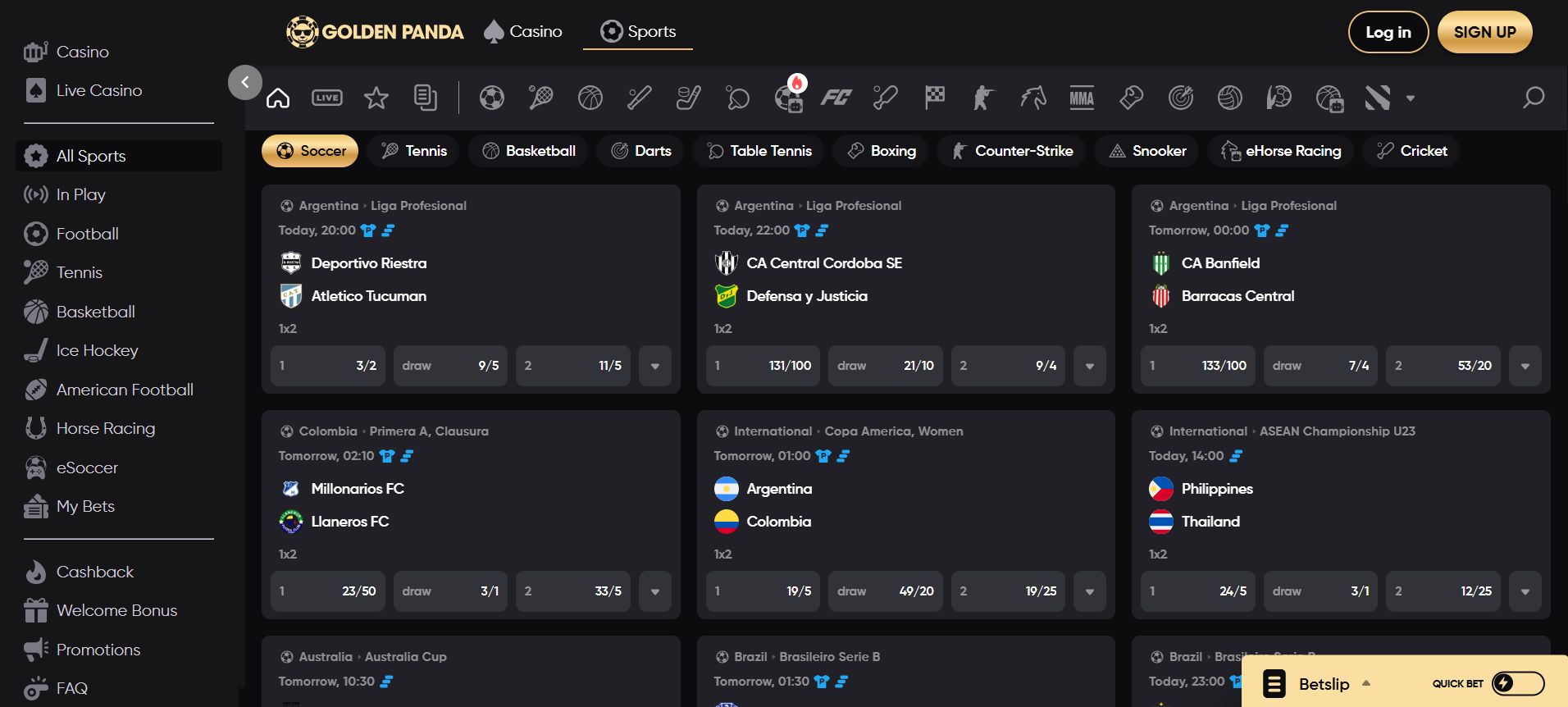 Golden Panda Sportsbook