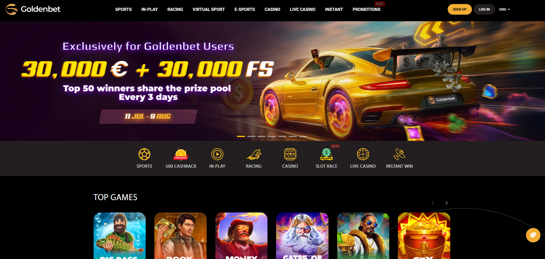 Goldenbet Home Page