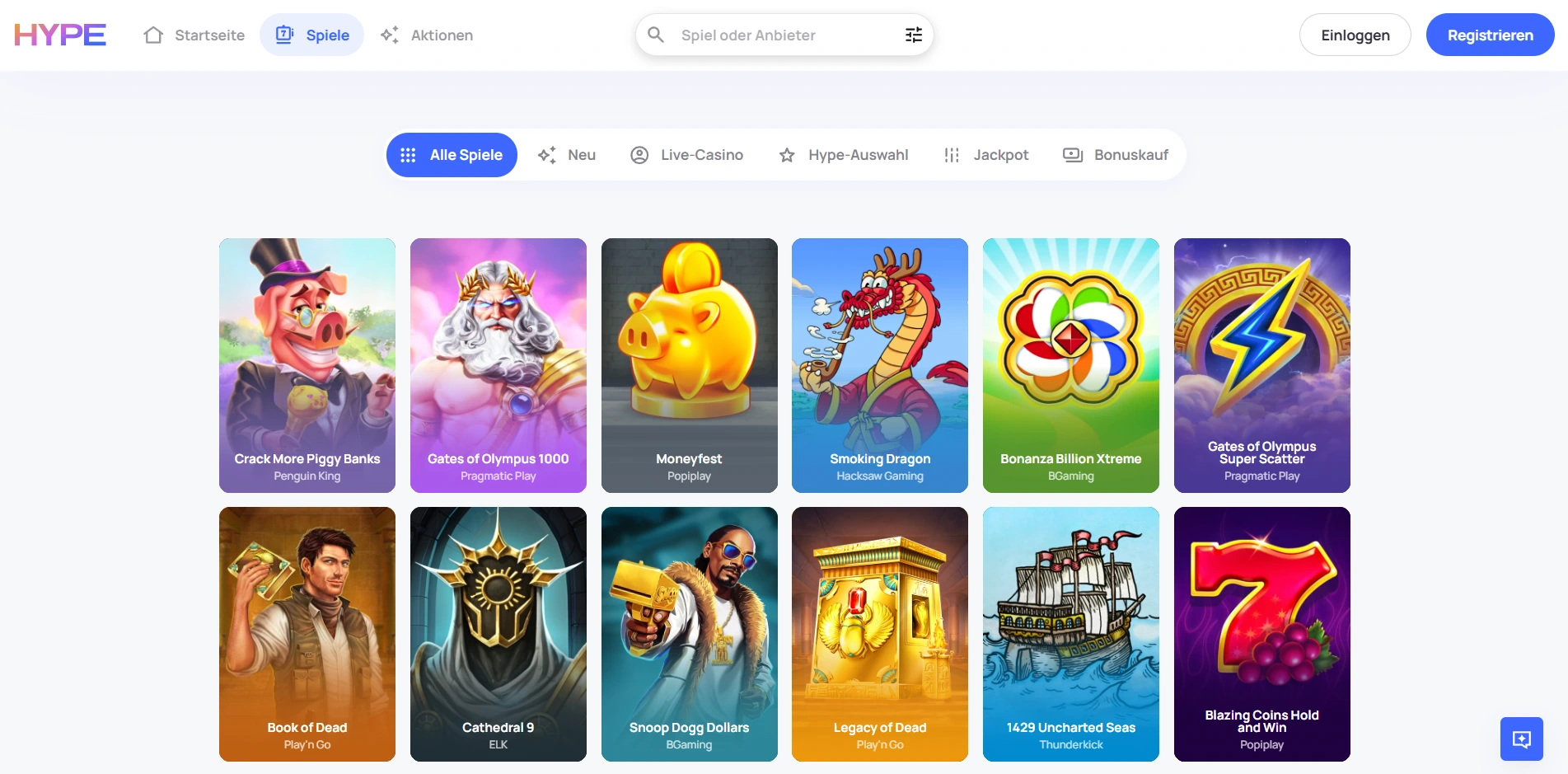 Hype Casino Slots