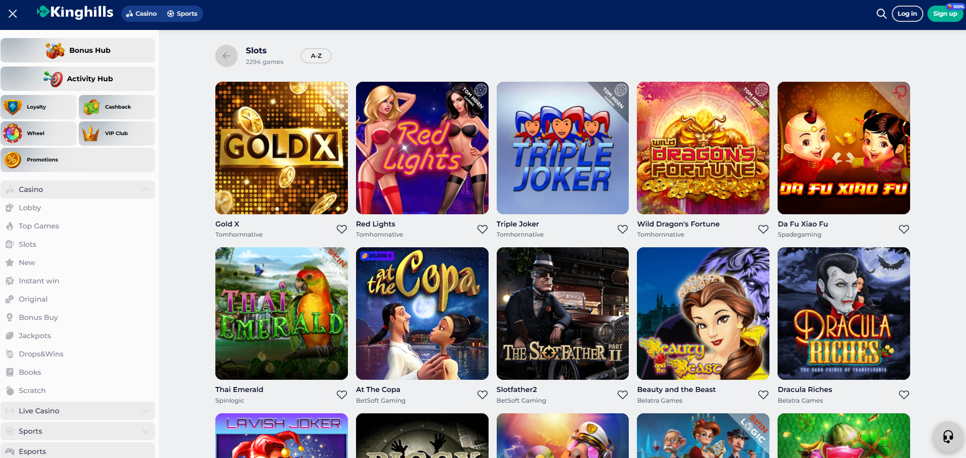 Kinghills Casino Slots