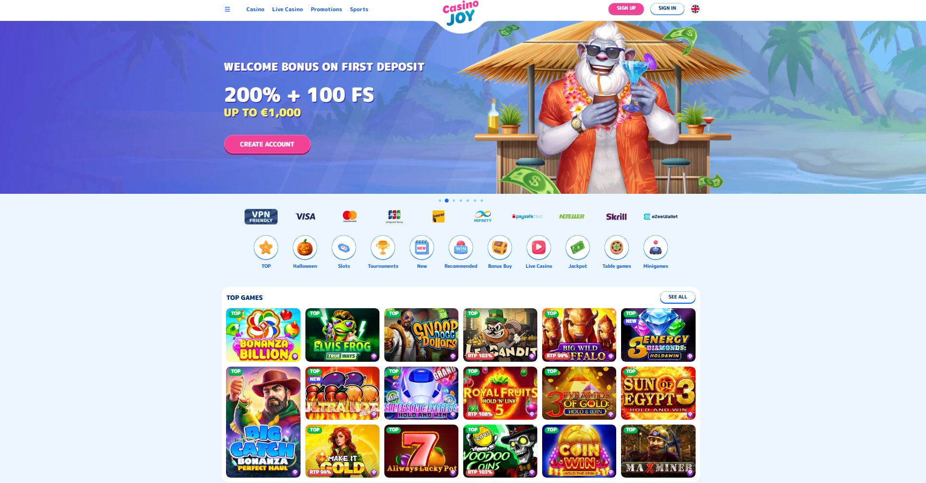 casino joy review - gaming library
