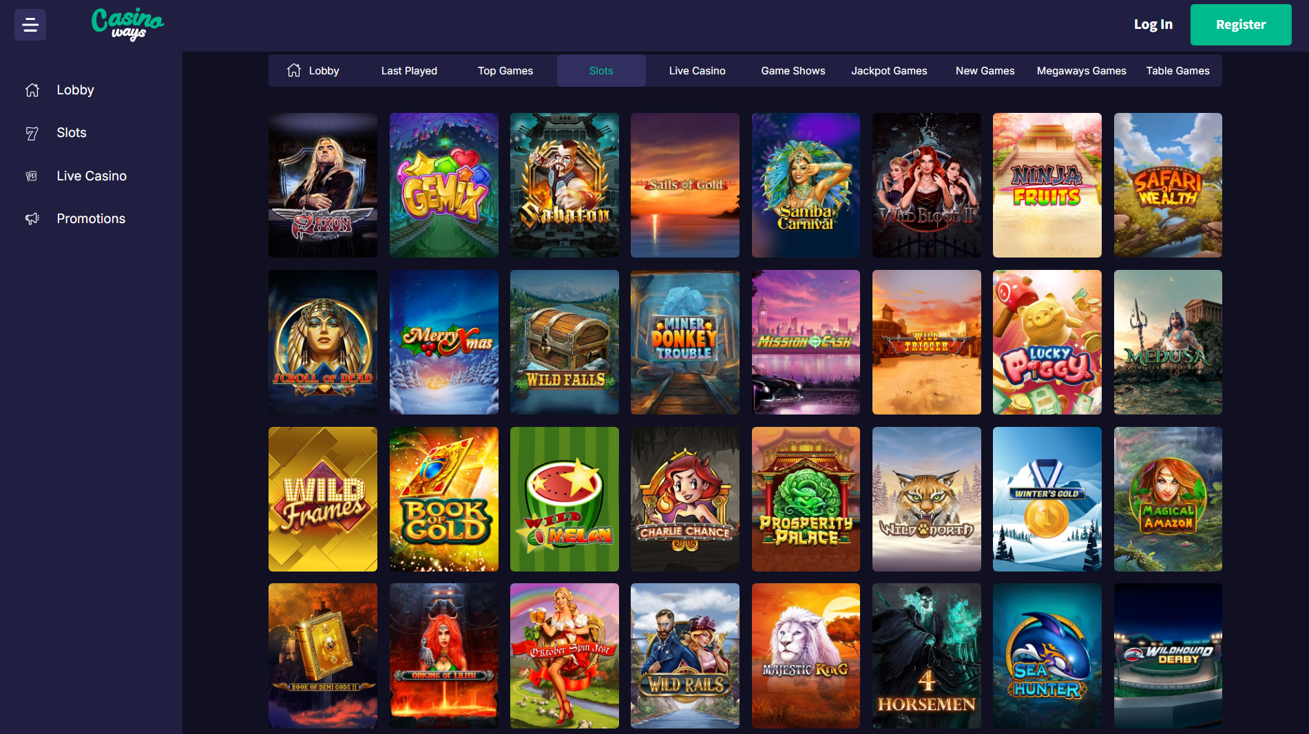 casino ways games