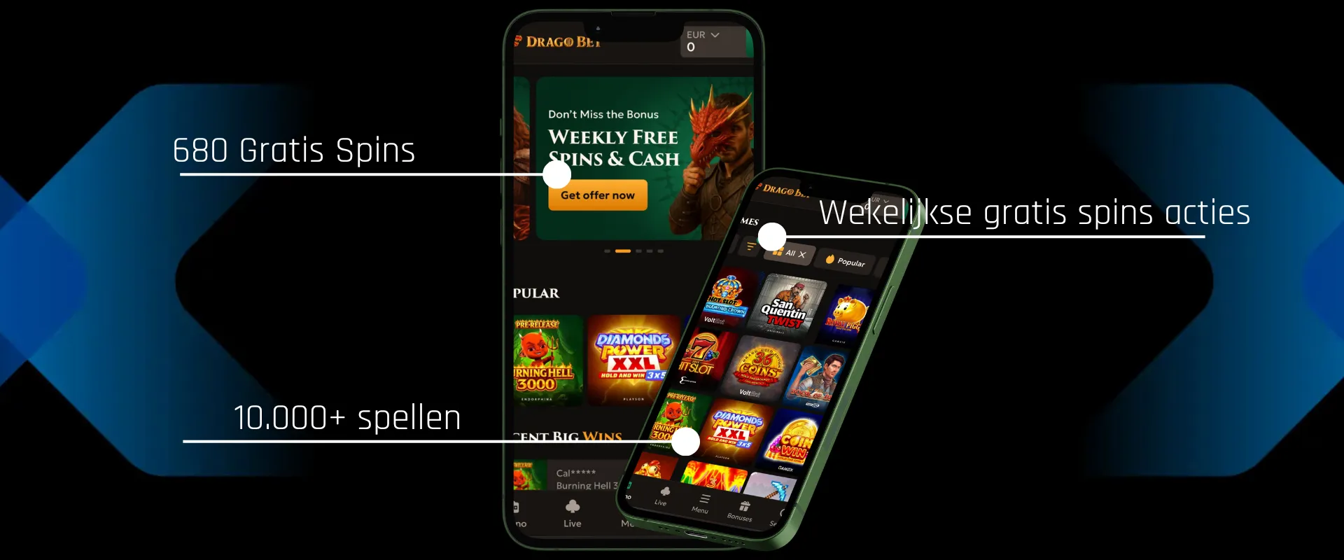 dragobet gratis spins