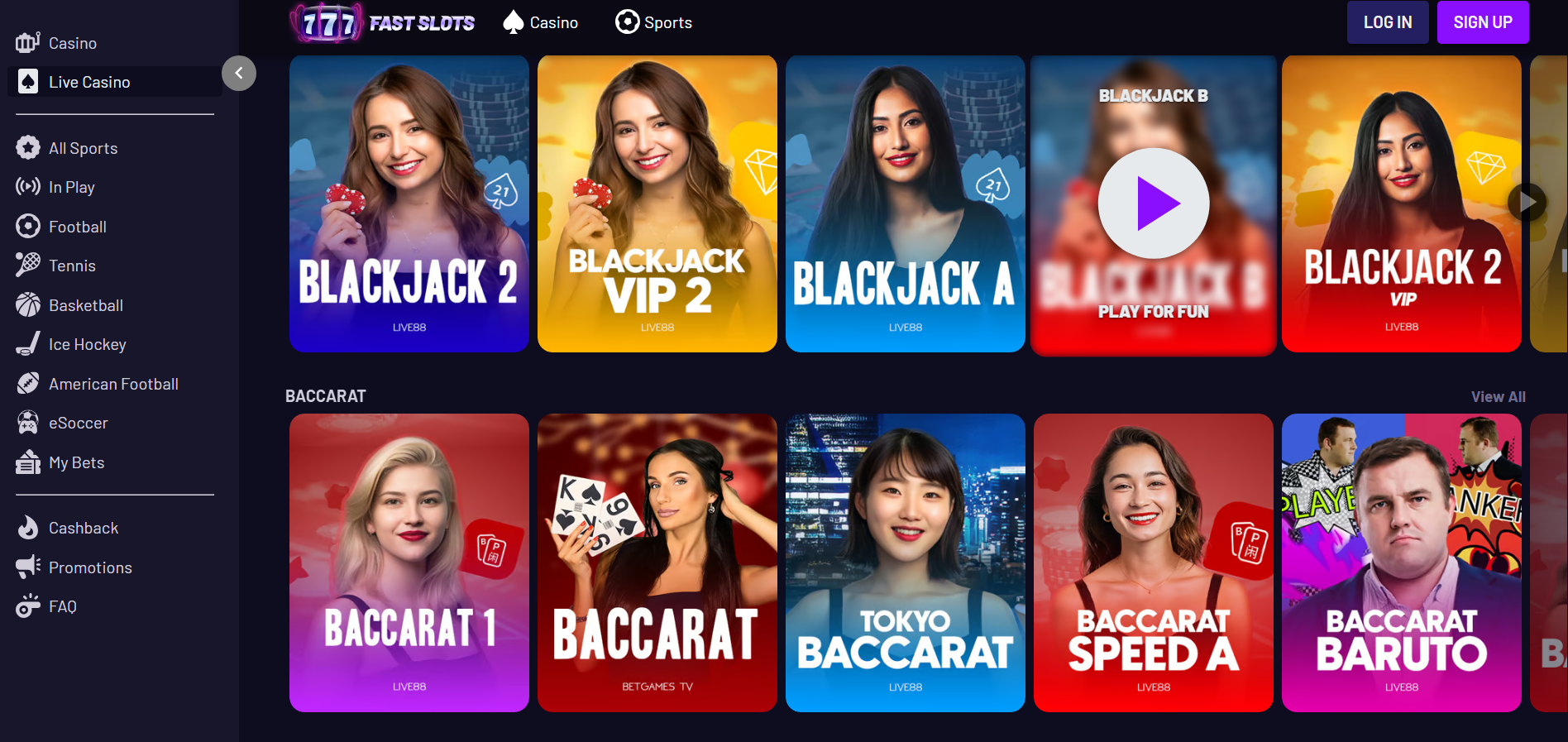 fast slots casino rollette