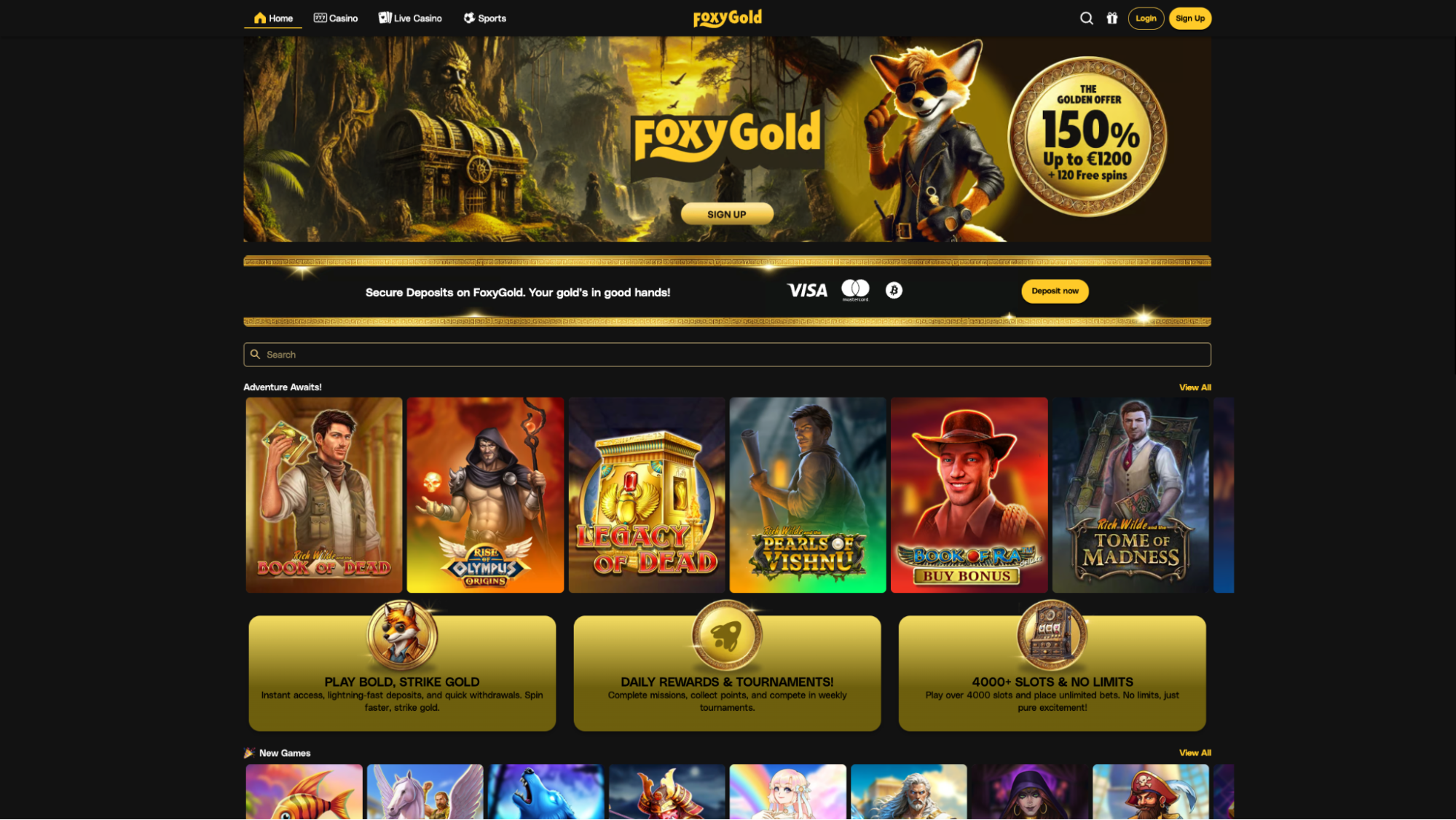 foxygold casino live