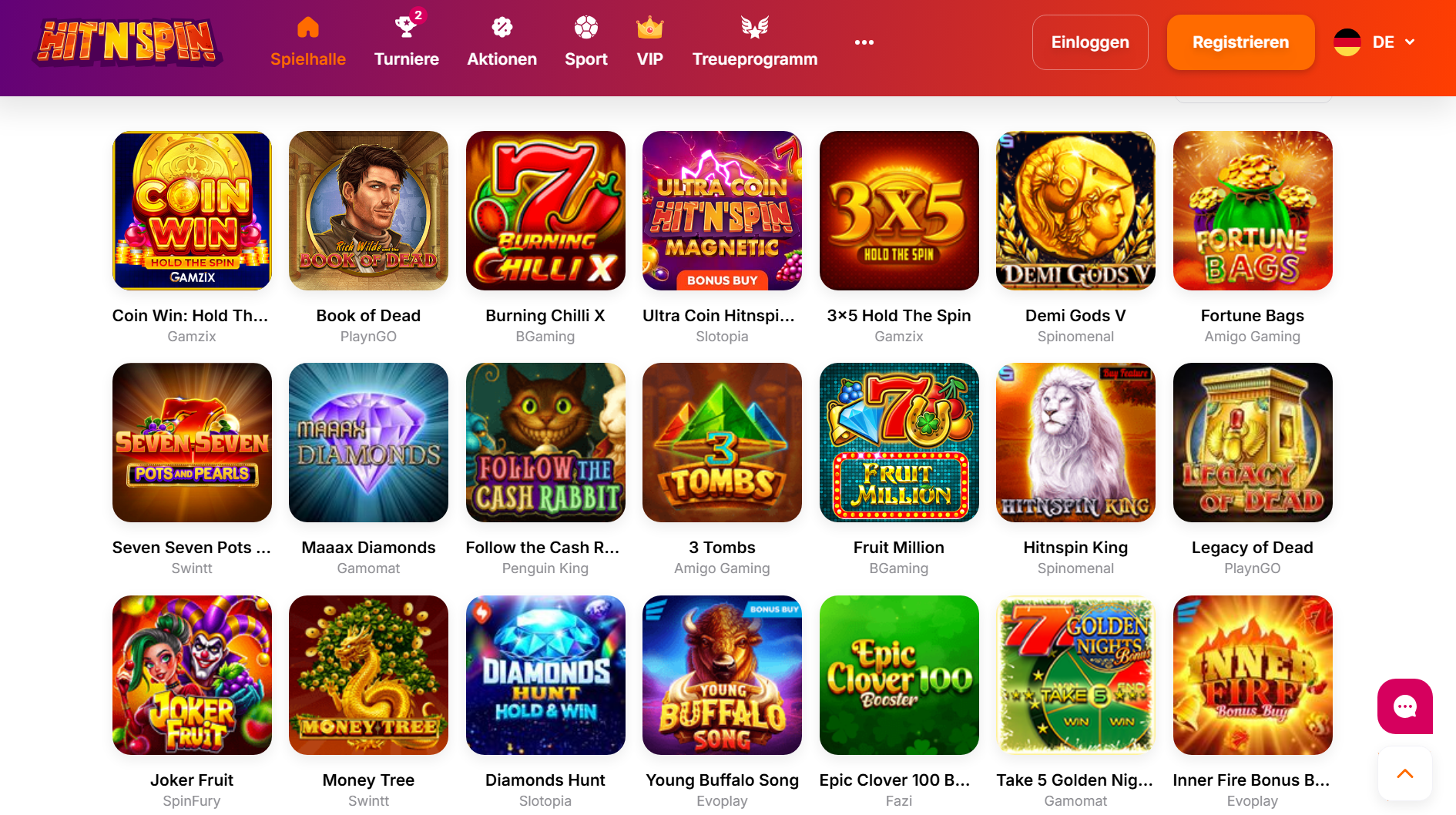 hitnspin casino rolte