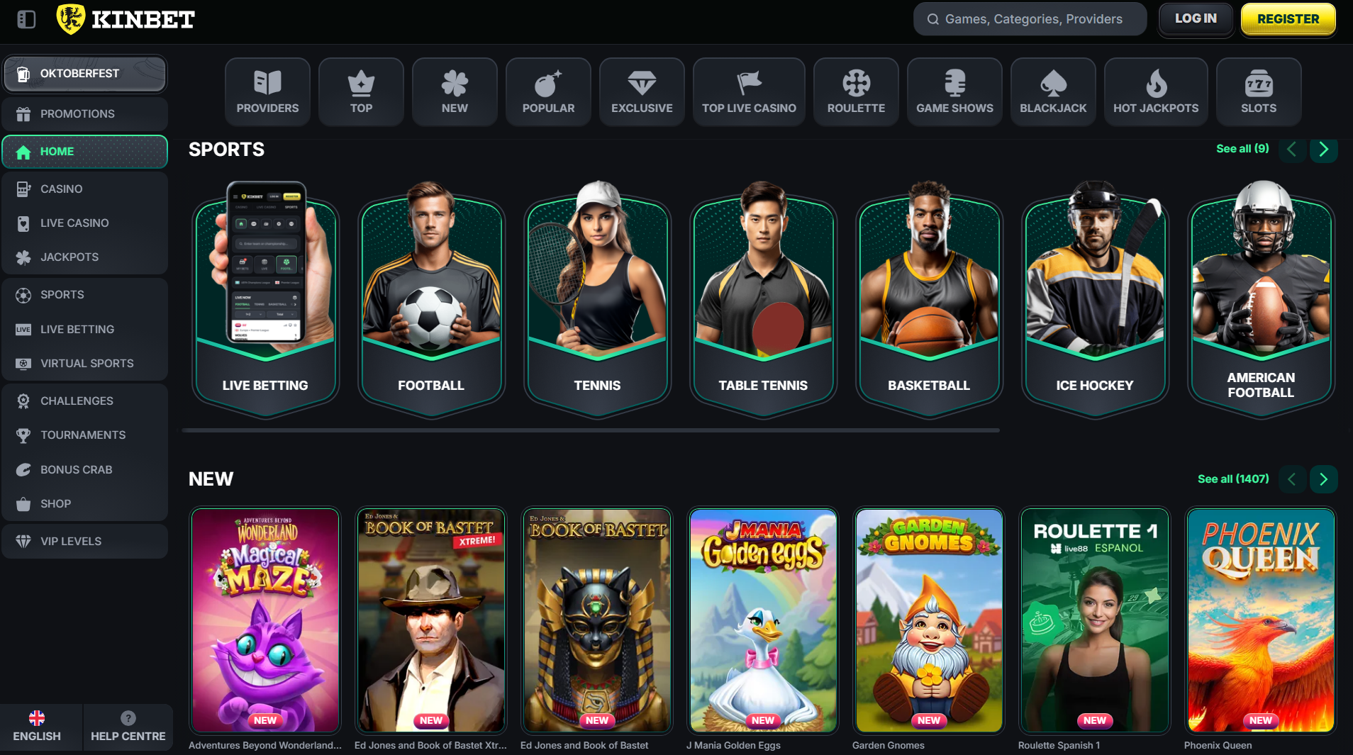 kinbet casino sports