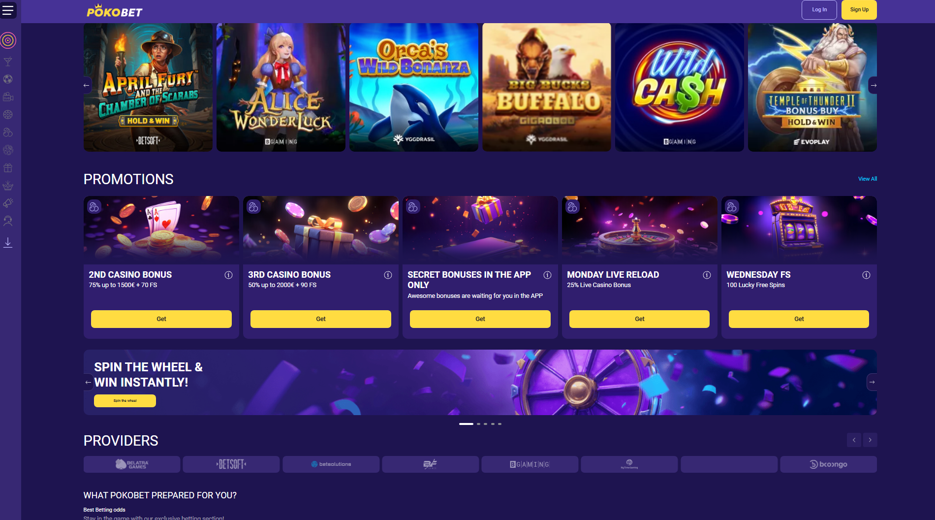 pokobet casino games