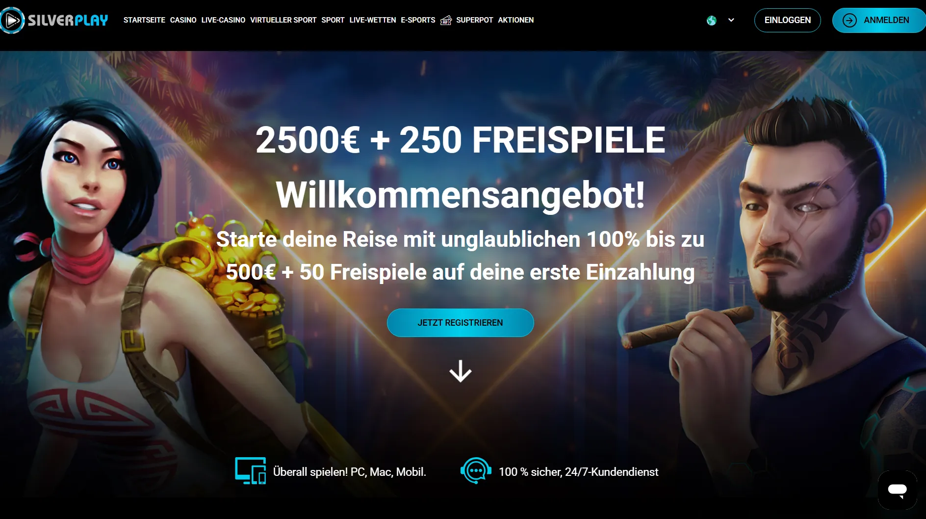 silverplay casino bonus