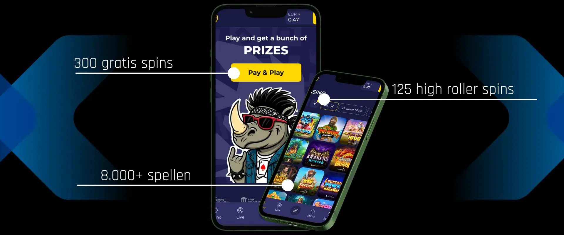spinorhino gratis spins